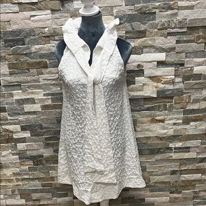 Umgee White Textured Dress